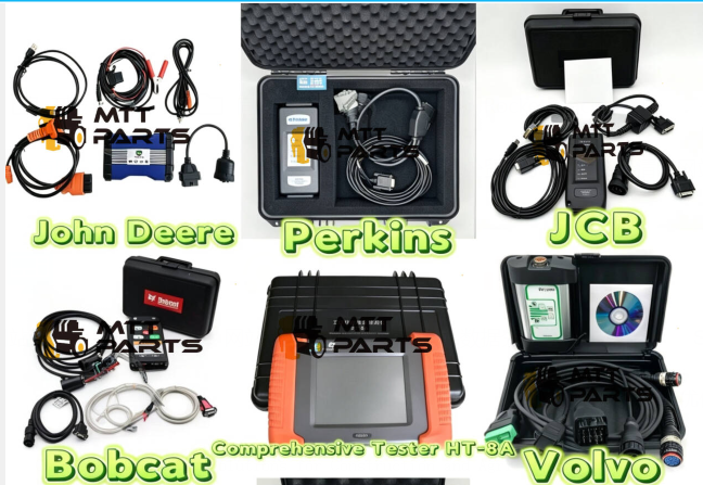 Kompletné diagnostické riešenia pre stavebné a poľnohospodárske stroje